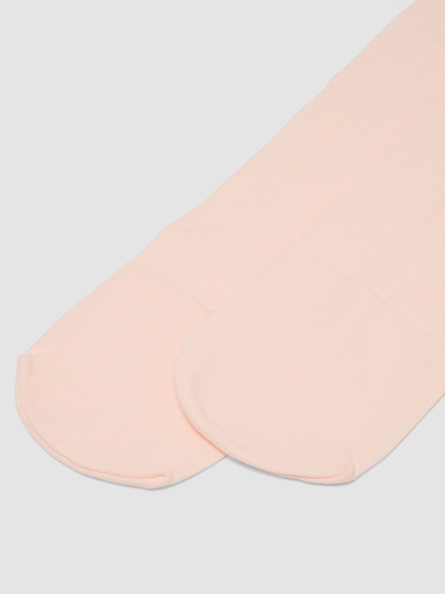 2-pack blush pink and white stretch tights_1