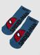 2-pack of blue non-slip Marvel Spider-Man socks in organic stretch cotton_2