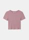 Pink stretch cotton t-shirt regular fit_3