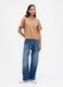 Brown short sleeve cotton T-shirt_2
