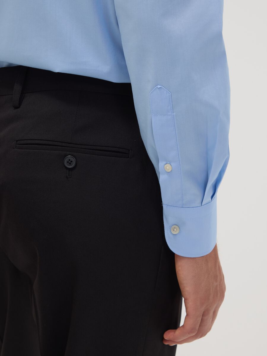 Light blue regular-fit shirt with classic collar, easy-iron_2