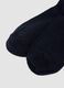 Calzini blu in cotone organico elasticizzato con cuore_1