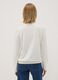 White long-sleeved top with high neck, regular fit_3