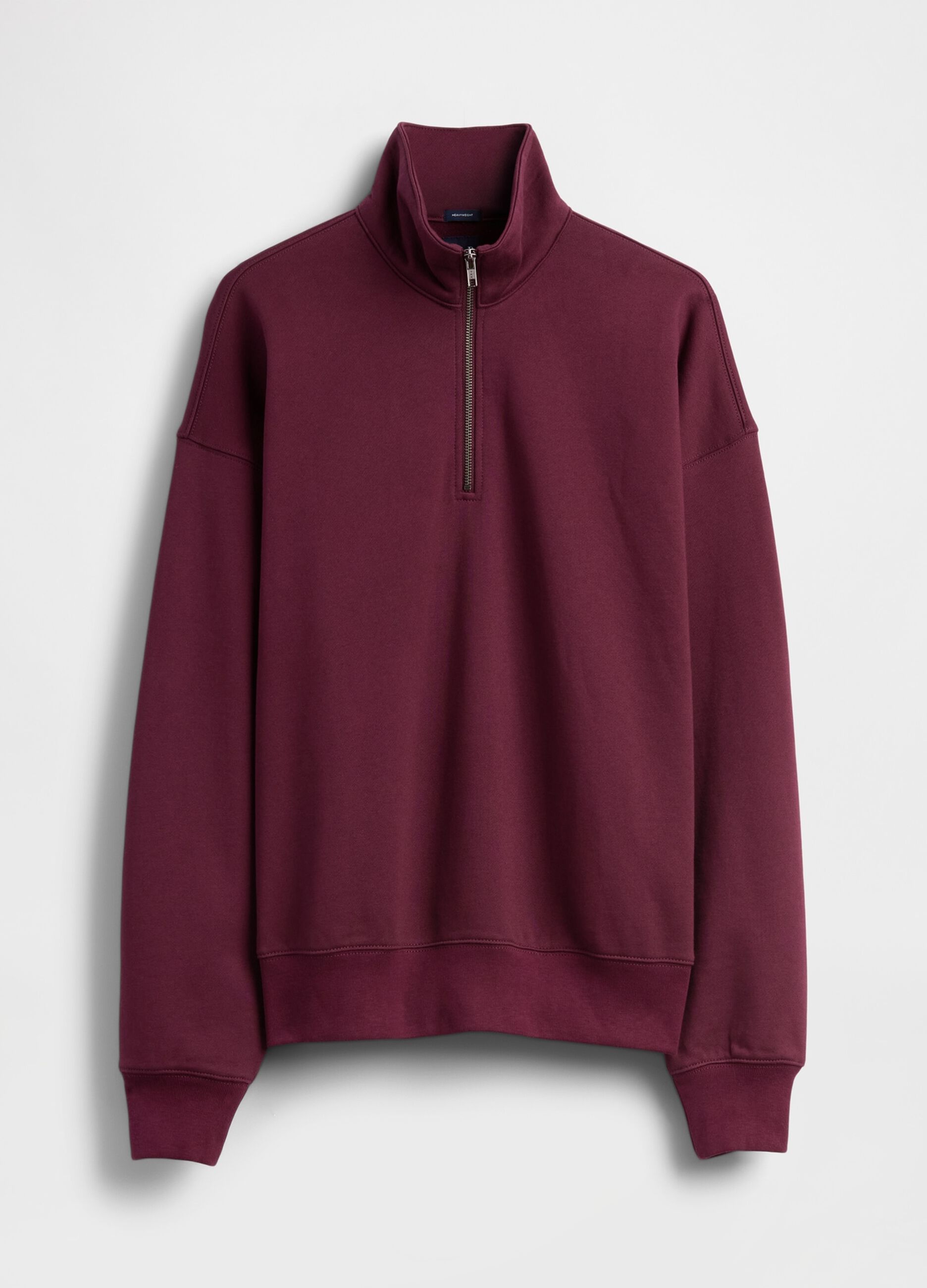 Purple Half-Zip Sweatshirt