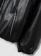 Giubbotto nero con zip regular fit per bambina_6