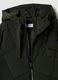 Giacca verde imbottita con cappuccio regular fit_1