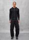 Black Ribbed Knit Hoodie_4