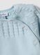 Sky blue pure organic cotton knitted baby cardigan_2