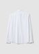 White slim-fit shirt in breathable stretch fabric with 4-way stretch_6