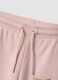 Pink cotton-blend jogger trousers with rhinestones, regular fit_3