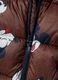 Brown padded jacket with hood and Mickey & Friends print_2