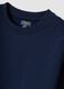 Navy blue organic cotton crew-neck sweatshirt_2