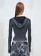 Ribbed Knit Hoodie in Vintage Grey_3