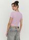 Pink stretch cotton t-shirt regular fit_1