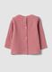 Pink pure organic cotton T-shirt with print, regular fit_1