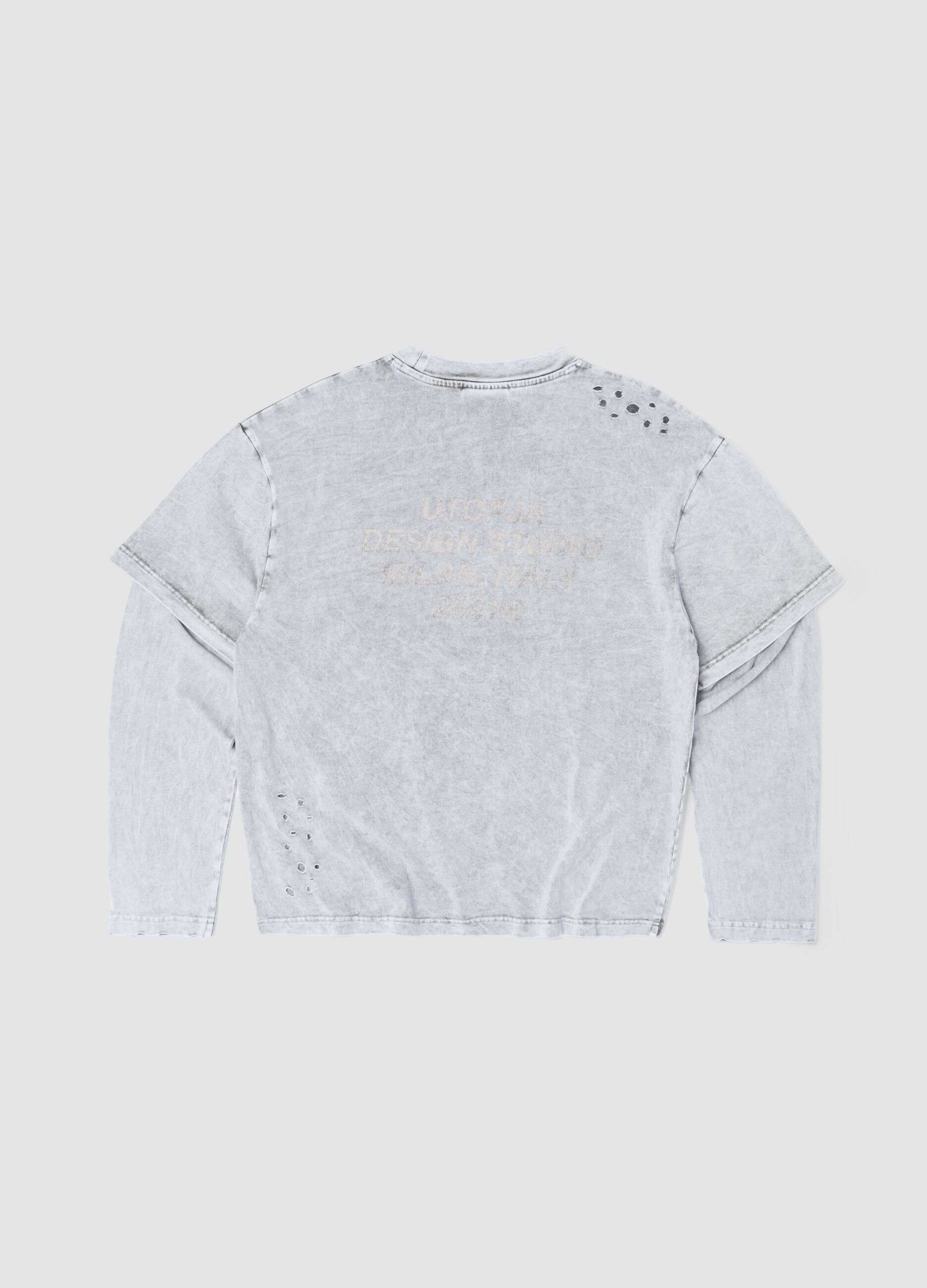 Washed Moonstone Double Longsleeve