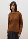 Brown regular-fit ribbed stretch-wool jumper_2