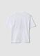 White pure cotton T-shirt with print_4