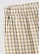 Multicolour check pure cotton pyjama trousers regular fit_5