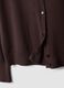 Brown viscose-blend crew-neck cardigan, regular fit_5