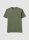 Green regular-fit T-shirt in pure organic cotton jersey_0