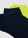 Multipack of children's short cotton blend socks with multicolour designs_2