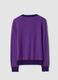 Maglia viola in pura lana girocollo_2