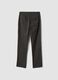 Pantaloni chino verdi in puro cotone regular fit_7