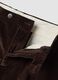 Brown regular-fit ribbed stretch-cotton trousers_1