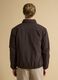 جاكيت بني مبطن من قماش مطاطي بقصّة عادية_3