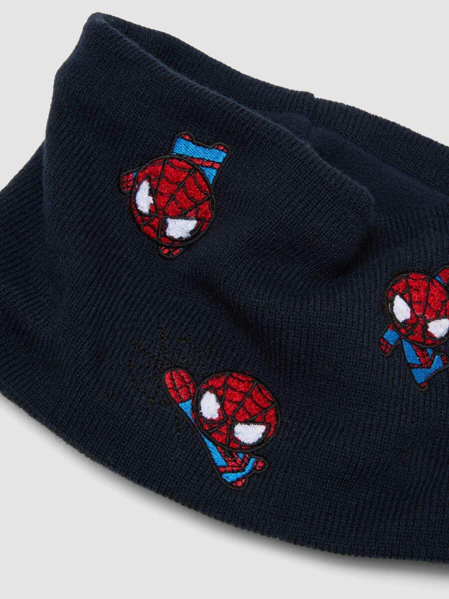 Blue MARVEL Spider-Man print snood_1