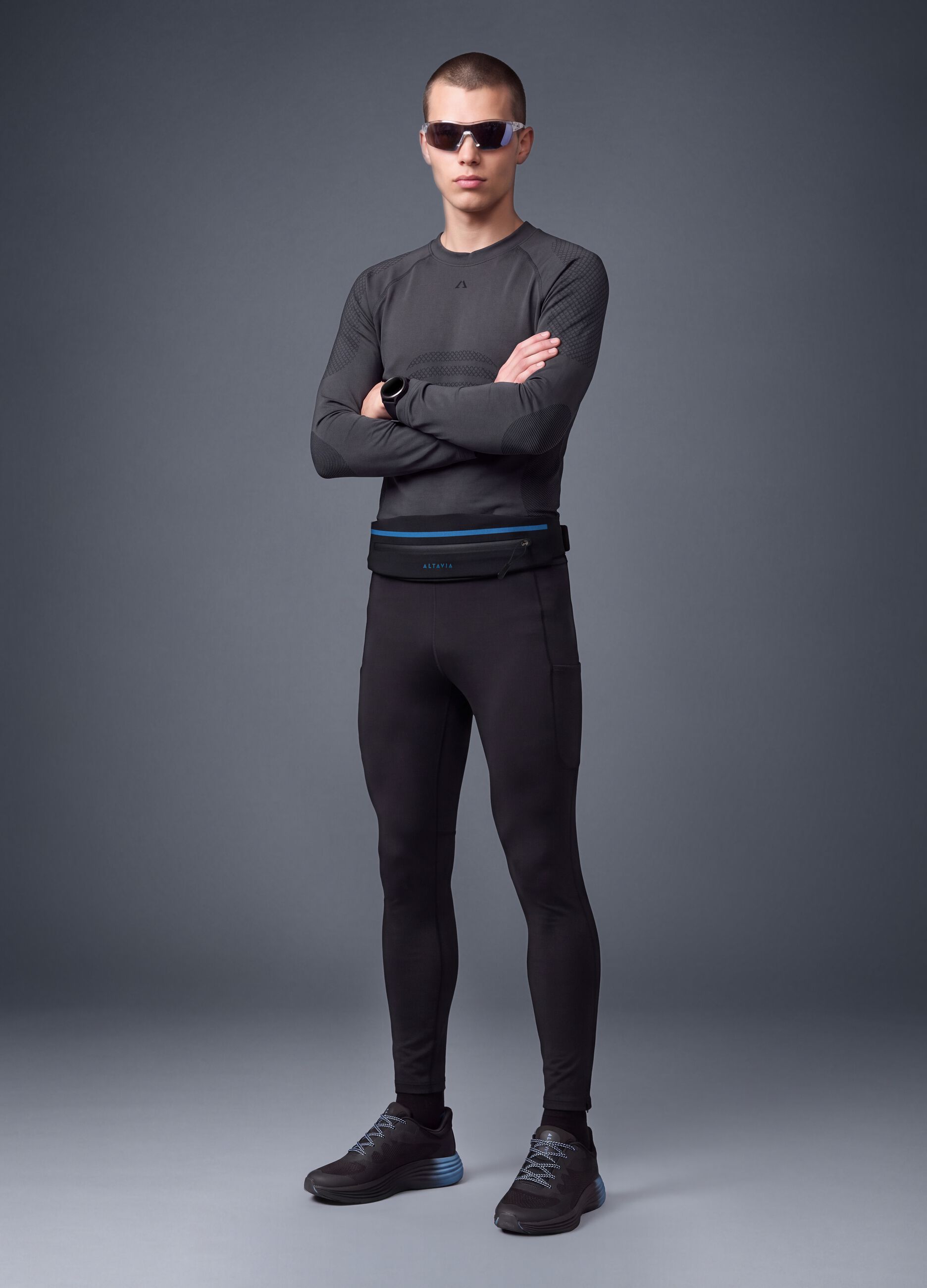 بنطال ضيق Base Layer للجري Easy Dry من ALTAVIA