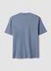 تيشيرت The Iconic Tee أزرق من قطن خالص بأكمام قصيرة وقصّة مريحة_6