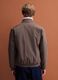 Green padded jacket in a regular fit with zip and high collar_3