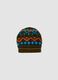Multicolour all-over patterned beanie_0