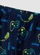Blue crew-neck pyjamas with video game print trousers_3