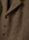 Blazer cammello in misto lana a spina di pesce_1
