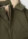 Long padded green parka with hood_2
