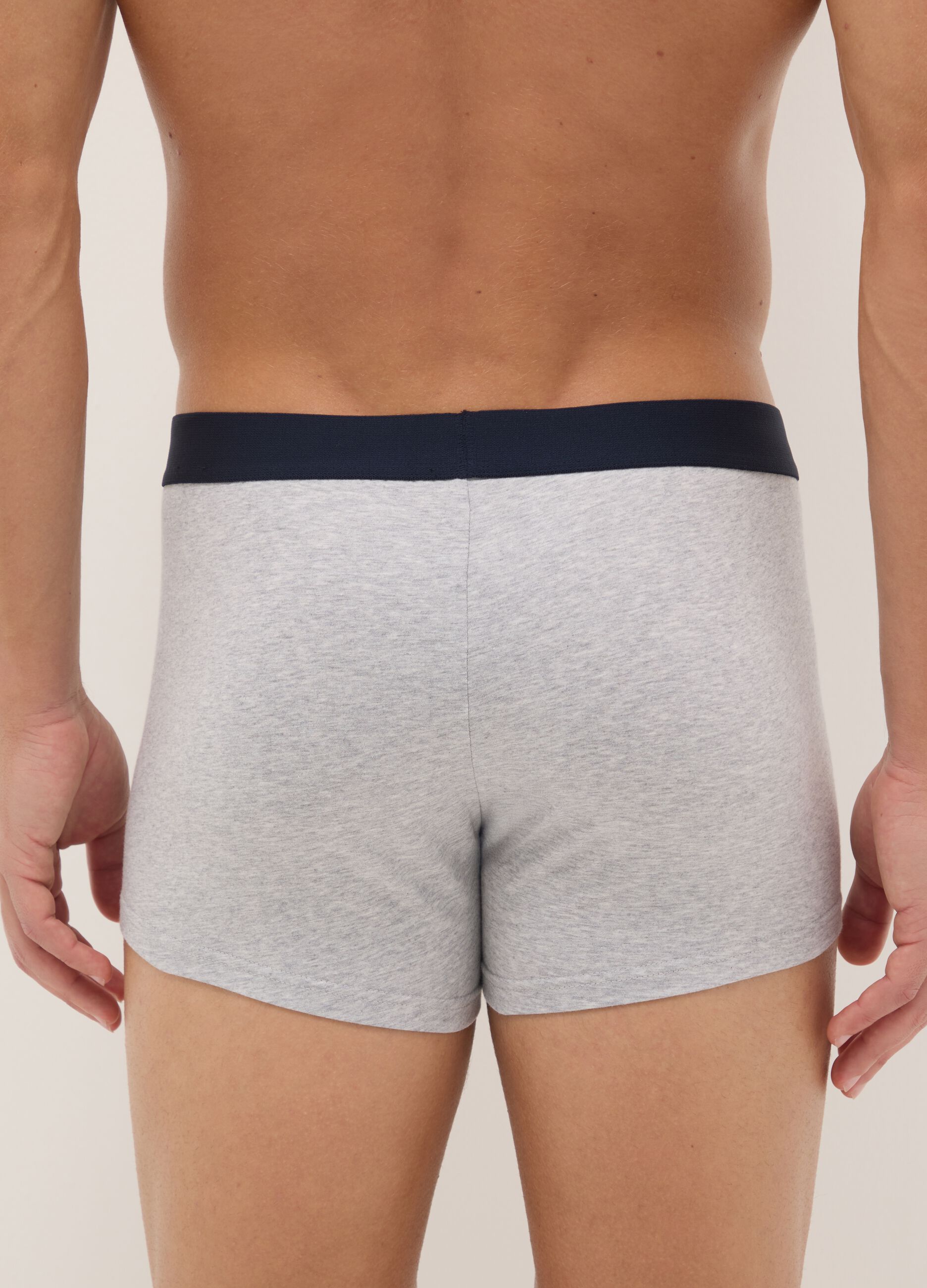 Multipack of multicolour cotton stretch regular fit boxers