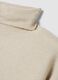 Beige high-neck jumper in viscose and wool blend, regular fit_1