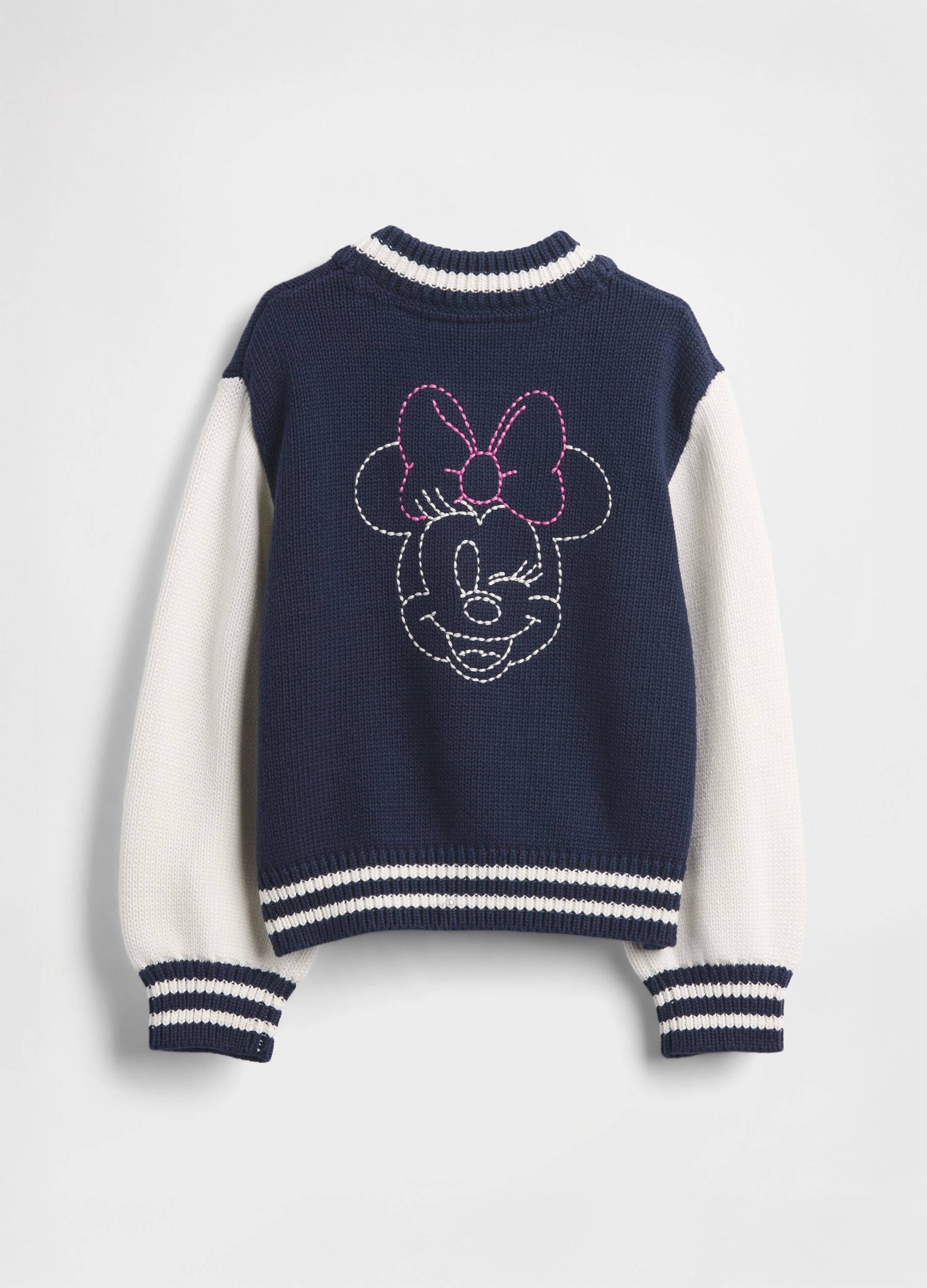Girl's blue bomber jacket in pure cotton