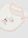 2-pack of white organic cotton Winnie the Pooh bibs_2