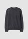 Maglia grigia girocollo in jersey knit regular fit_4