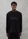 Long-sleeved Graphic T-shirt Black_0