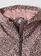 Pink padded hooded animal print jacket for girls_2