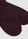 Red socks in stretch viscose_1