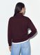 Half-zip viola in misto cotone a strati regular fit_3