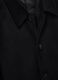 Black regular-fit coat with buttons_1