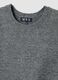 Grey marl wool-blend crew-neck vest_1