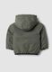 Grey reversible ultralight hooded zip jacket for boys_3